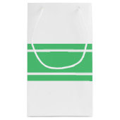 Smarald Green Modern Wedding Kleine Geschenktüte (Rückseite)