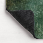 Smarald Green Rustic Steampunk Clock (3) Mousepad (Ecke)