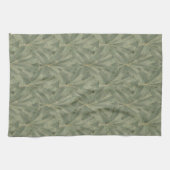 Smarald Green und Gold Art Deco Muster Geschirrtuch (Horizontal)