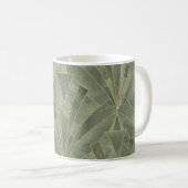 Smarald Green und Gold Art Deco Muster Kaffeetasse (VorderseiteRechts)