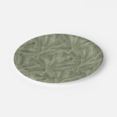 Smarald Green und Gold Art Deco Muster Pappteller (Schrägansicht)