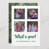 Smarald Green und Gold Velvet Damask Weihnachten (Vorne/Hinten)