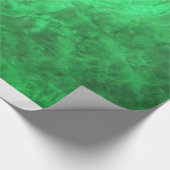 Smarald Green Velvet Wrapping Paper Geschenkpapier (Ecke)