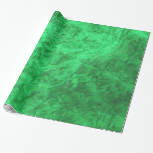 Smarald Green Velvet Wrapping Paper Geschenkpapier (Ungerollt)