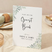 Smarald Green Wedding Guest Book Sign Template Einladung