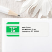 Smarald Green White Team Jersey Name (Insitu)