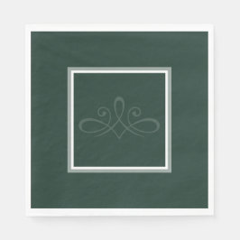 Smarald+grüne Servietten