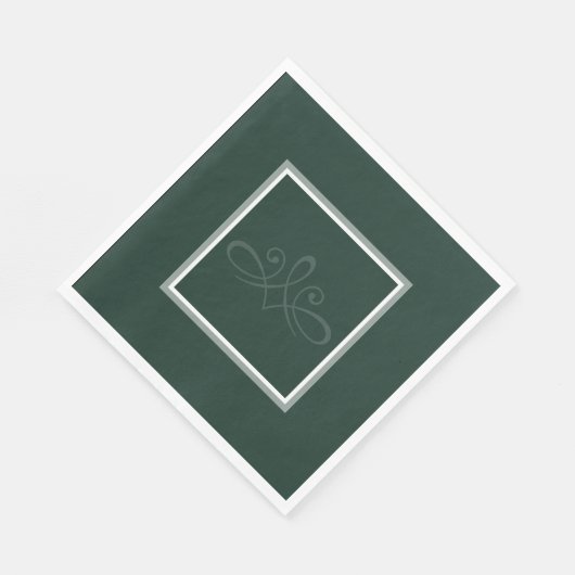 Smarald+grüne Servietten (Ecke)