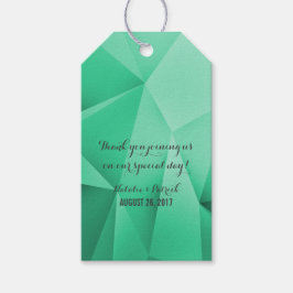 Smarald Jewel Tones Wedding Gift Tags Geschenkanhänger