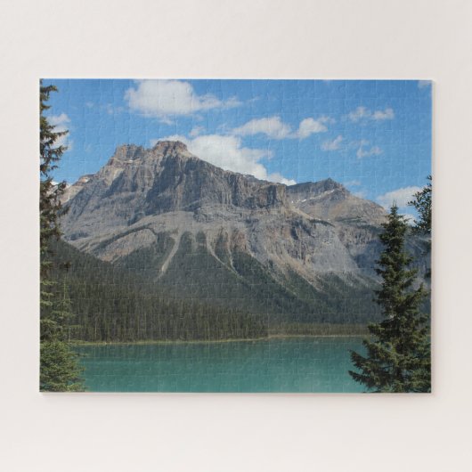 Smarald Lake mit Michael Peak Jigsaw Puzzle (Horizontal)