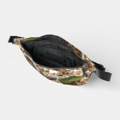 Smarald lizard Salamander auf Erden Bauchtasche (Offen)