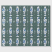 Smarald Nutcracker-Schleifpapier Geschenkpapier (Flach)