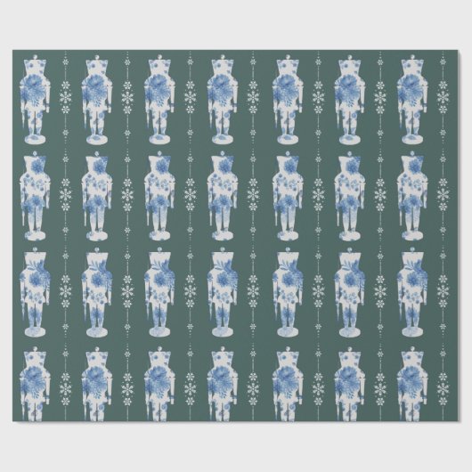 Smarald Nutcracker-Schleifpapier Geschenkpapier (Flach)