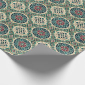 Smarald Ruby Sapphire Geometric Occasion Geschenkw Geschenkpapier (Ecke)