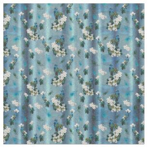 Smarald Silk Peacock Feathers laufen Print Stoff