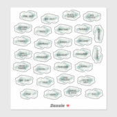 Smarald Watercolor Herb and Spice Labels (Blatt)