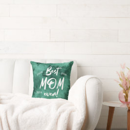 Smarald Watercolor Splash Beste Mama Muttertag Kissen