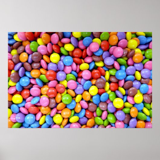 Smarites - Hintergrund für Schokoladenkuchen Poster (Vorne)