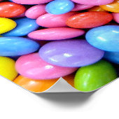 Smarites - Hintergrund für Schokoladenkuchen Poster (Ecke)