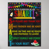 SMART Akronym Klassenzimmer Poster (Vorne)