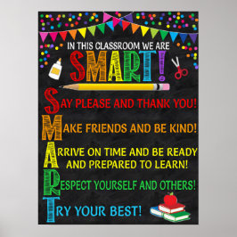 SMART Akronym Klassenzimmer Poster