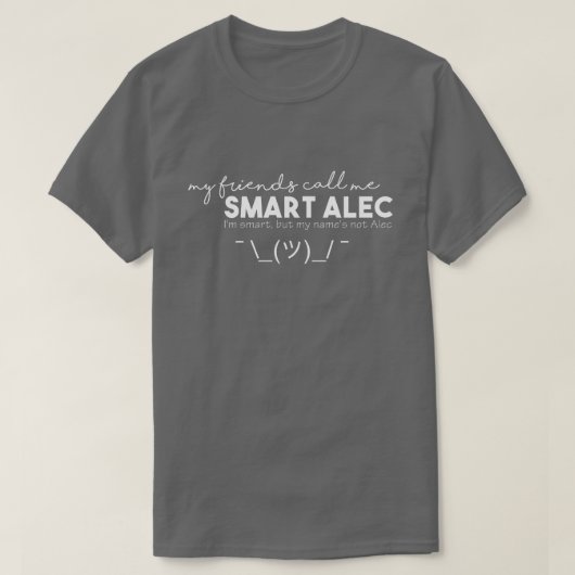 Smart Alec Dark T - Shirt (Design vorne)