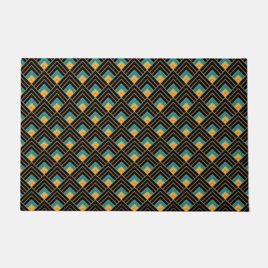 Smart Art Deco Gemustert Fußmatte (Vorderseite)