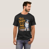 Smart Australian Shepherd T-Shirt (Vorne ganz)