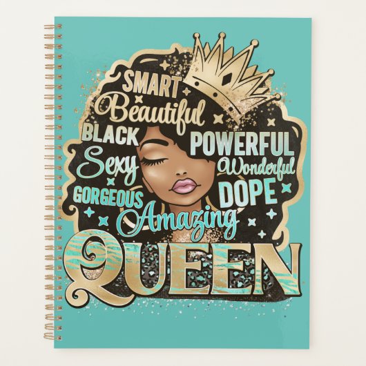 Smart Beautiful Phantastisch Black Queen Melanin S Planer (Vorderseite)