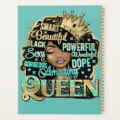 Smart Beautiful Phantastisch Black Queen Melanin S Planer (Rückseite)