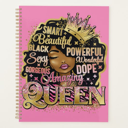 Smart Beautiful Phantastisch Black Queen Melanin S Planer (Vorderseite)