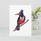 Smart Bird Dankeskarte (Stehend Vorderseite)