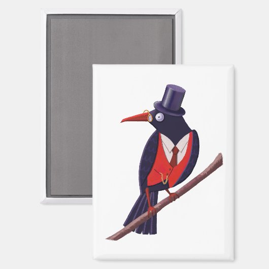 Smart Bird Magnet (Vorderseite/Rückseite)