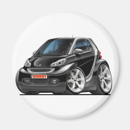 Smart Black Car Magnet (Vorne)