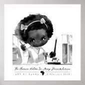 Smart Black Kid Poster (Vorne)