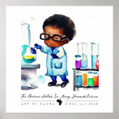 Smart Black Kid Poster (Vorne)