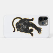 Smart Black Panthers iPhone Case (Rückseite (Horizontal))