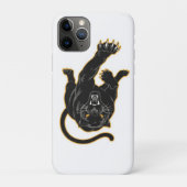 Smart Black Panthers iPhone Case (Rückseite)