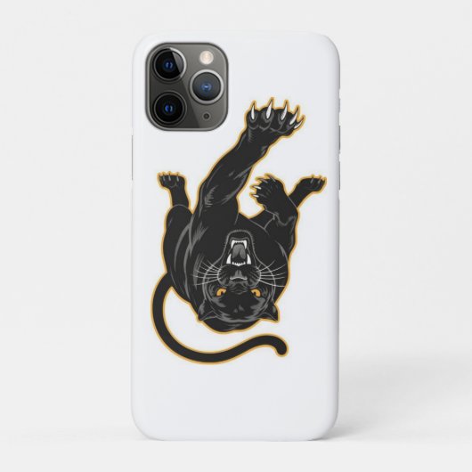 Smart Black Panthers iPhone Case (Rückseite)