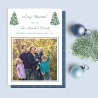 Smart Blue White Green Chinoiserie Familienvorstel