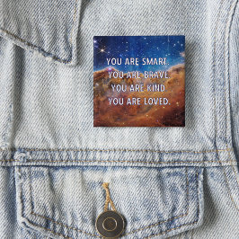 Smart Brave Kind liebt anpassbarer Schlüsselanhäng Button