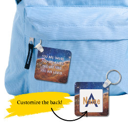 Smart Brave Kind liebt anpassbarer Schlüsselanhäng Schlüsselanhänger