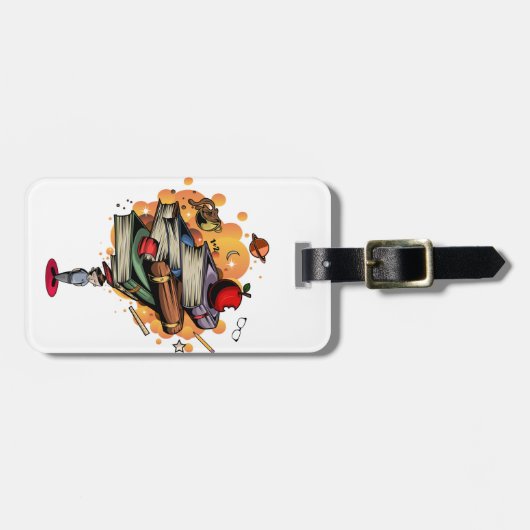 Smart buchen gepäckanhänger (Vorderseite horizontal)