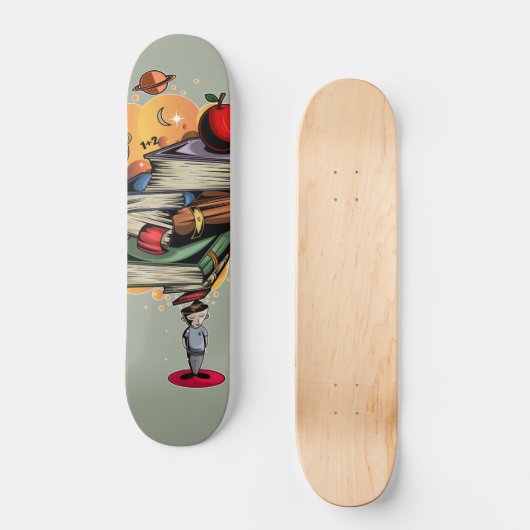 Smart buchen skateboard (Vorderseite)