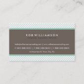 SMART BUSINESS CARD :: schlicht modernes Design 5 Visitenkarte (Rückseite)