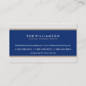 SMART BUSINESS CARD :: schlichtes modernes Design Visitenkarte (Rückseite)