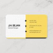 Smart Business Card Visitenkarte (Rückseite)