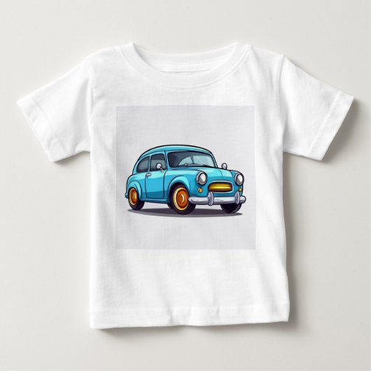 Smart Car Niedliche Kinder Baby T-shirt (Vorderseite)