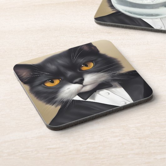 Smart Cat Getränkeuntersetzer (Linke Seite)