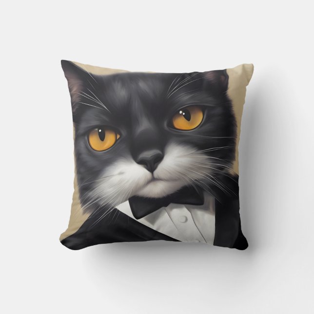 Smart Cat Kissen (Vorderseite)